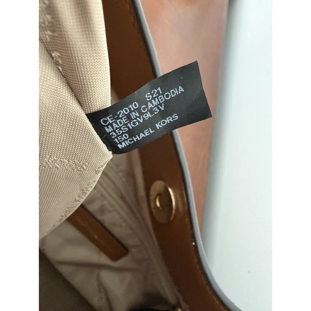 Michael Kors Shoulder Bag Joan Large Slouchy Vanilla Pebbled Leather AUTHENTIC - Picture 10 of 16